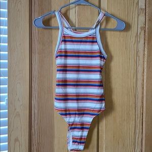 urban outfitters striped body suit